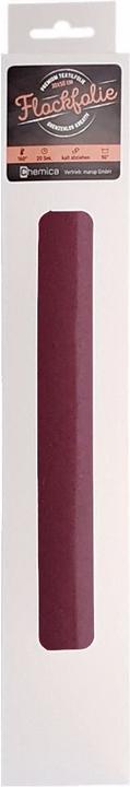 Produktbild Chemica Aufbügelfolie Flock Bordeaux (1 x)