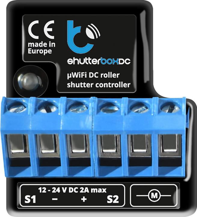 Actual product image BleBox WLAN blind actuator shutterBox DC (Shutter actuator)