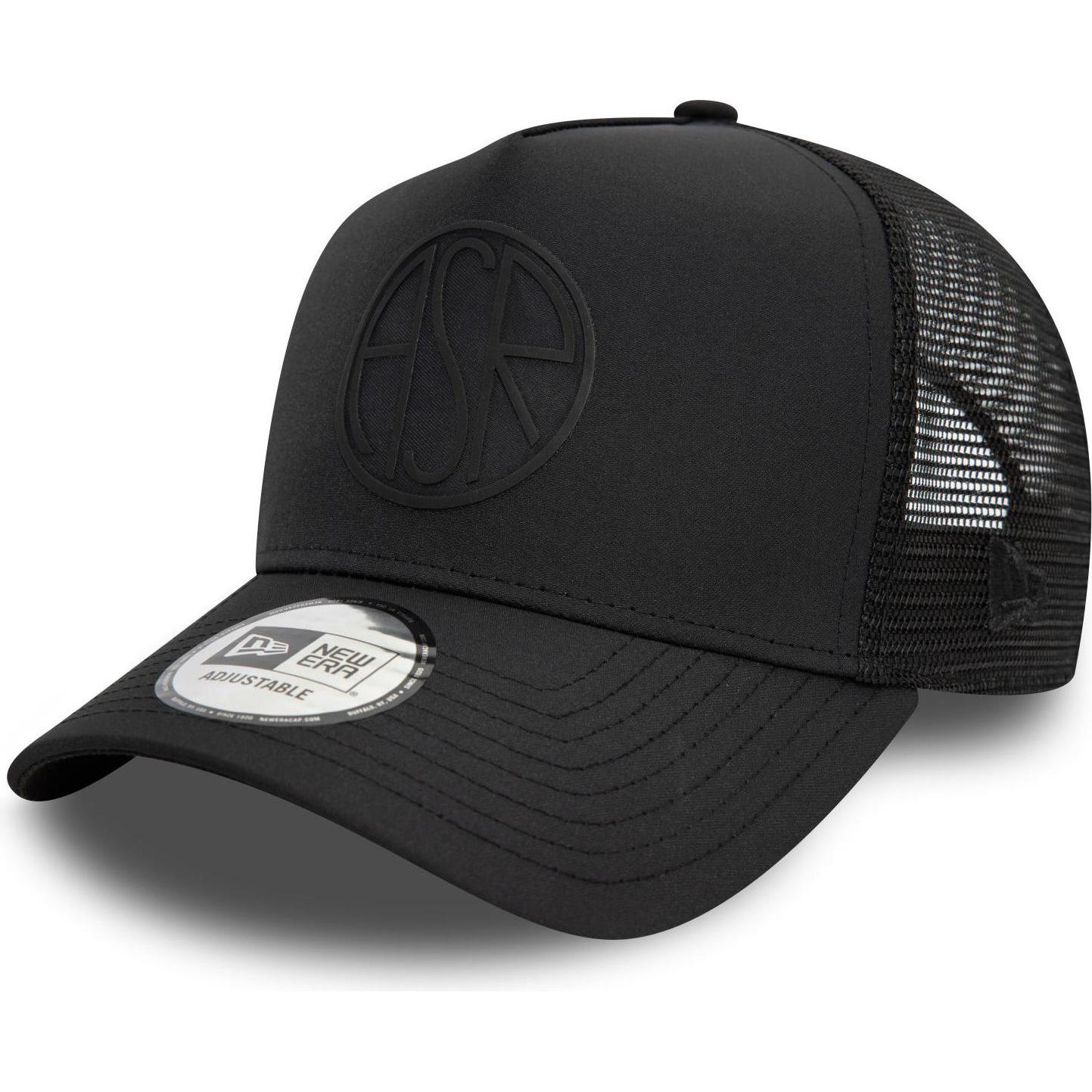 New Era, Herren, Cap, A-Frame Mesh Trucker Cap - AS Roma schwarz, Schwarz
