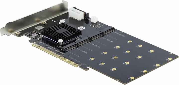 Produktbild Delock Host Bus Adapter PCI-Ex8 - 4x NVME M.2 bootfähig