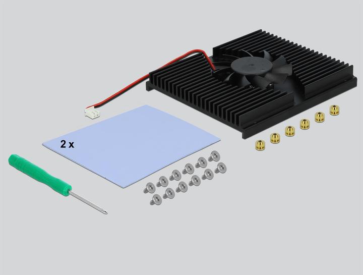 Produktbild Delock Host Bus Adapter PCI-Ex8 - 4x NVME M.2 bootfähig