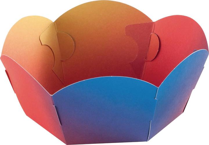 Immagine prodotto Folia Cestino di Pasqua arcobaleno in cartoncino (6 x)