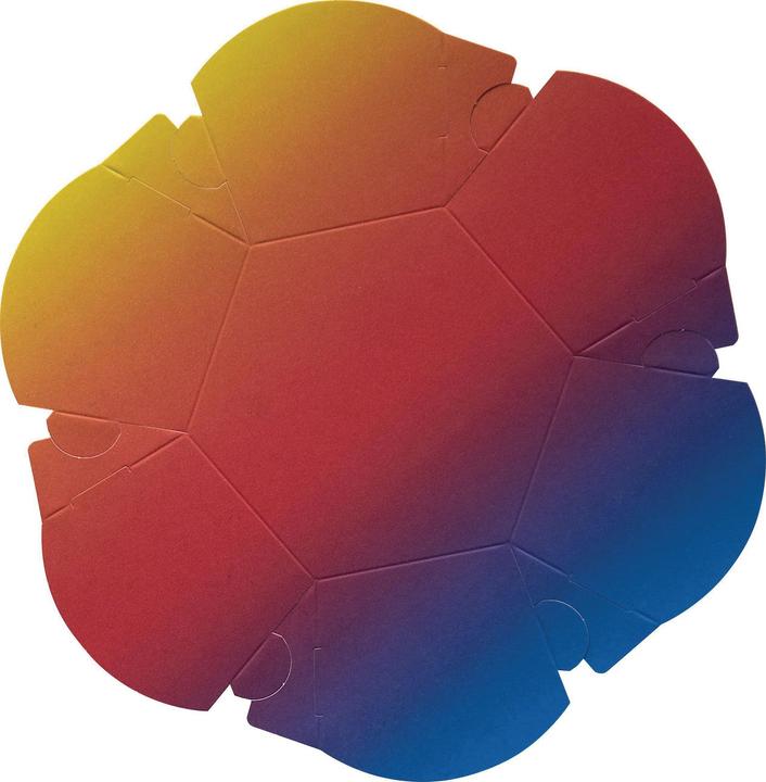 Immagine prodotto Folia Cestino di Pasqua arcobaleno in cartoncino (6 x)