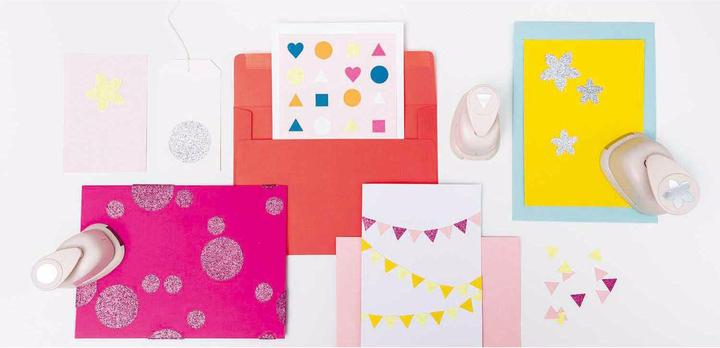 Actual product image Rico Design Glitter Paper Paper Poetry Candy (180 g/m², 10 x)