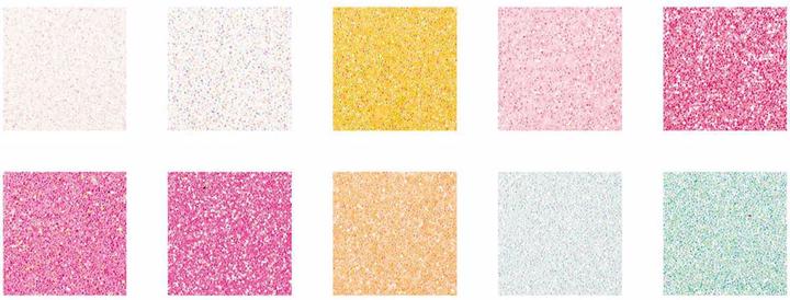 Actual product image Rico Design Glitter Paper Paper Poetry Candy (180 g/m², 10 x)