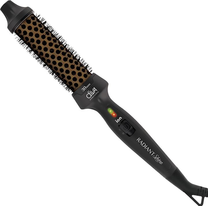 Actual product image Diva Ceramic Hot Brush with Ionic Conditioning 30mm PRO314