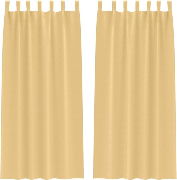 Produktbild vidaXL Lichtschützende Vorhänge (225 x 140 cm)