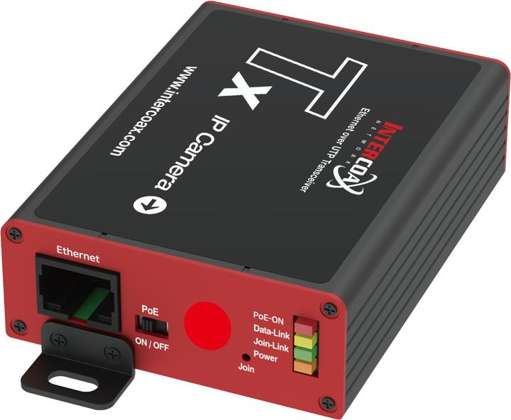 Produktbild InterCoax Ethernet-Extender EUP-2601T-RED Cat.5e/6 Expansion