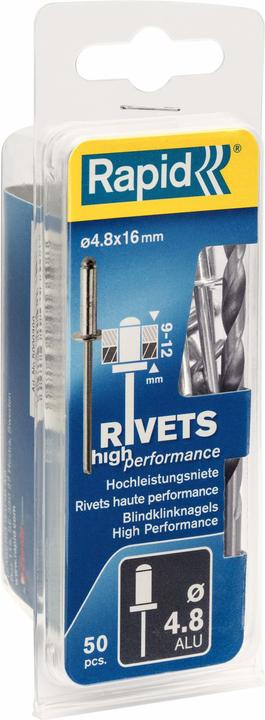 Actual product image Rapid Universal blind rivet Ø 4.8 x 16 mm