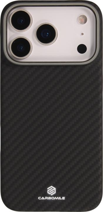 Actual product image Carbomile Hülle Schutzcase aus echtem Aramid faser (Apple iPhone 17 Pro Max)