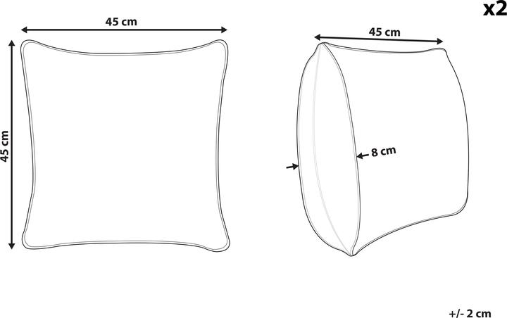 Image du produit Beliani Peppermint (45 x 45 cm)