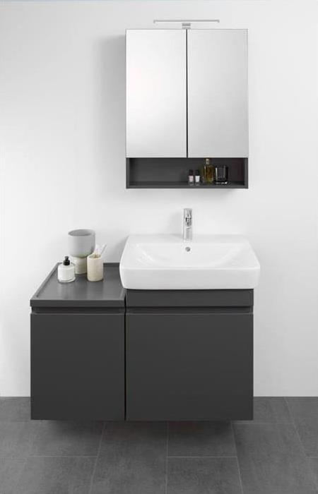 Image du produit Geberit Plan de toilette Renova Plan 60 cm blanc 501636001 (480 mm, 600 mm)