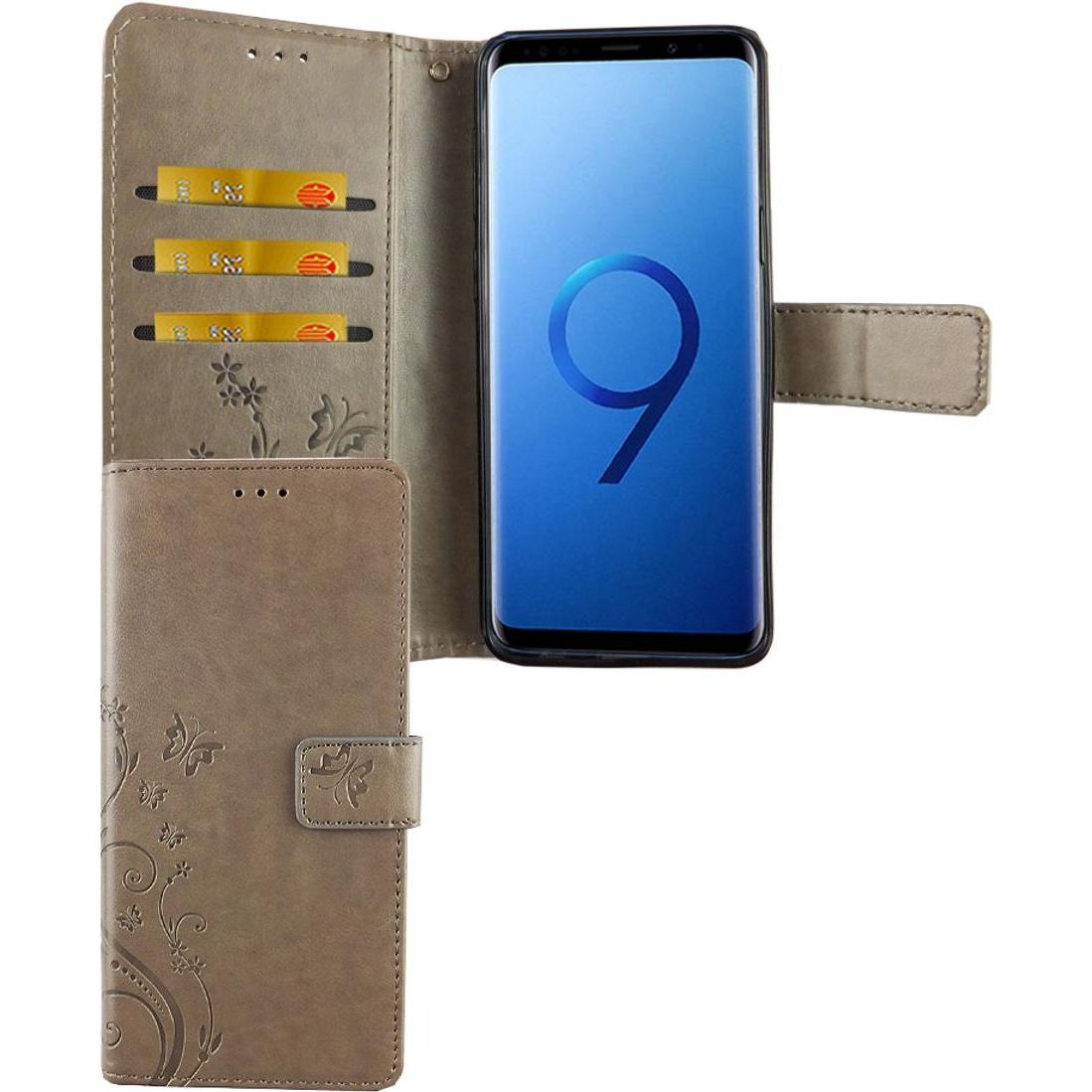 Thumbnail - König Design Hülle Handy Schutz für Samsung Galaxy S9 Case Cover Tasche Wallet Etui Bumper (Samsung Galaxy S9+), Smartph...