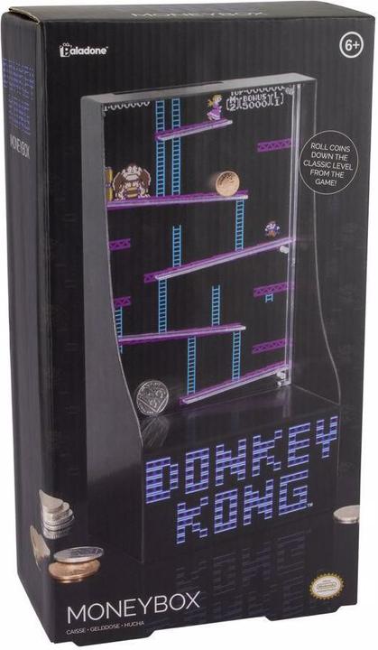 Produktbild Paladone Products Spardose Super Mario Bros. Donkey Kong Schwarz