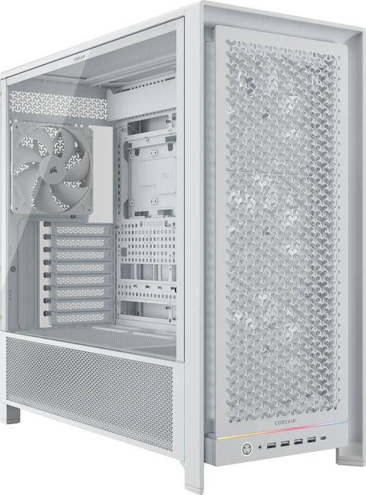 Produktbild Corsair FRAME 5000D RS WHITE MID CASE (Mini-ITX, ATX, mATX)