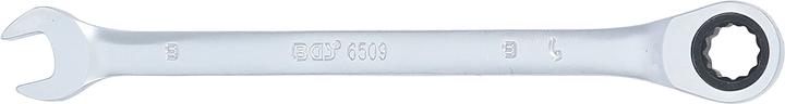 Actual product image BGS Ratchet Combination Wrench 9 mm (9 mm)