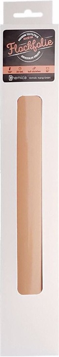 Actual product image Chemica Iron-on Flock Beige (1 x)