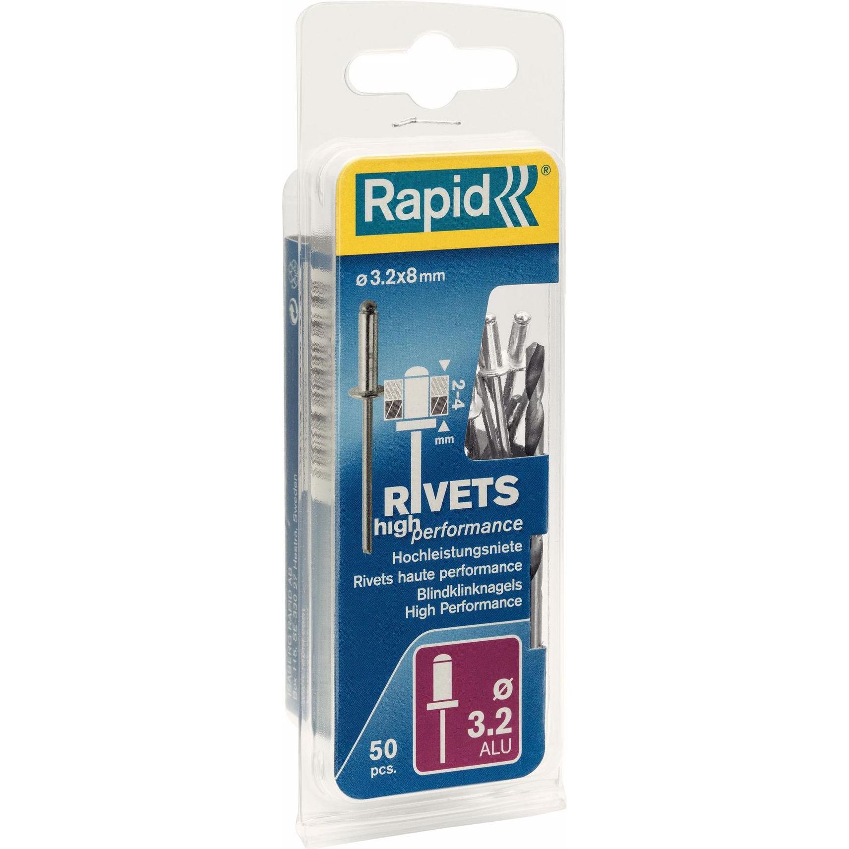 Rapid, Nieten, Universal Blindniete Ø 3,2 x 8 mm