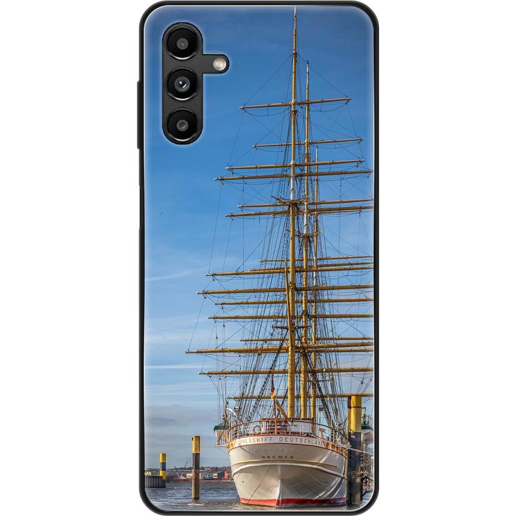 König Design Hülle Handy Schutz für Samsung Galaxy A13 5G Case Cover Tasche Bumper Etuis TPU (Samsung Galaxy A13 5G), Sm...