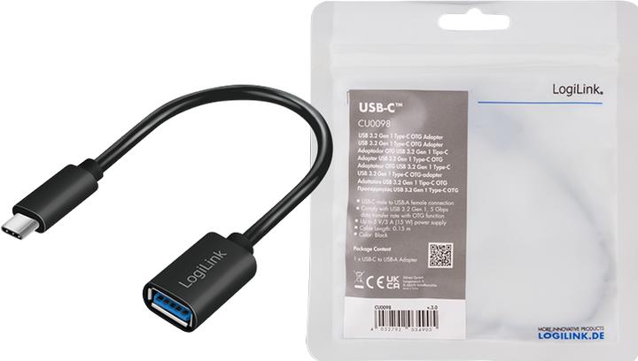 Actual product image LogiLink CU0098 (0.15 m, USB 3.1, 36 W)