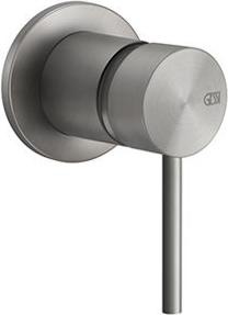 Actual product image Gessi 316 Flessa finish-mount set for concealed single lever mixer, for washbasin or shower, for top