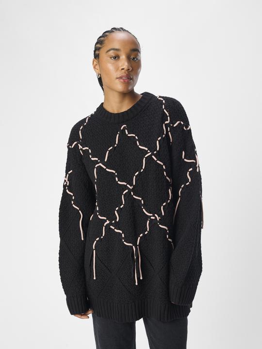 Produktbild Object Longline Strickpullover (L)