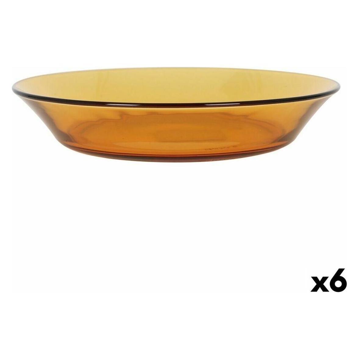 Duralex Suenteller Lys 19, 5 Cm (Pack 6 Uds), Bord, Geel