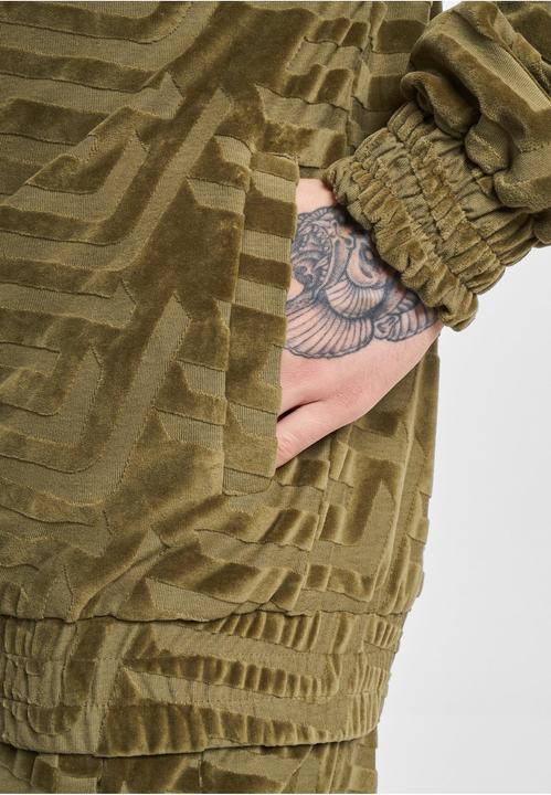 Produktbild Sean John JM233-008-2 SJ Script Logo Geometric Devorèe Velours Trackjacket - 119185 (XL)