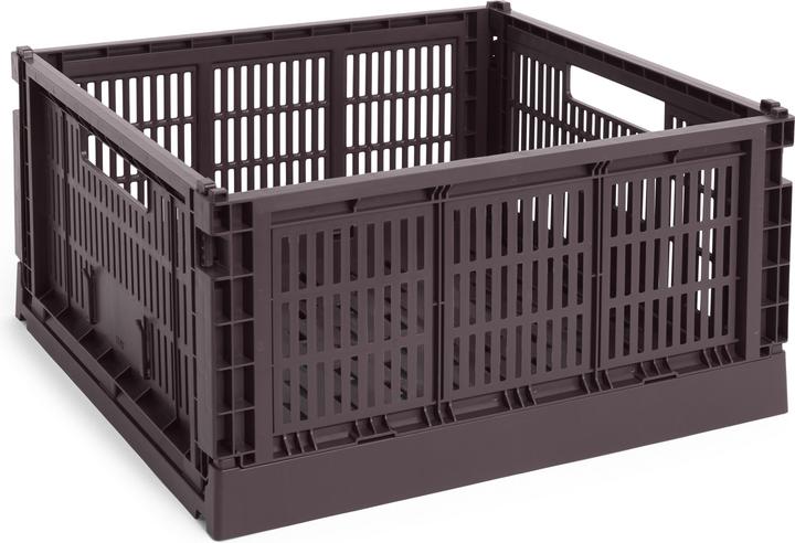 Actual product image HAY - Colour Crate L Square Storage Crate (Bordeaux)