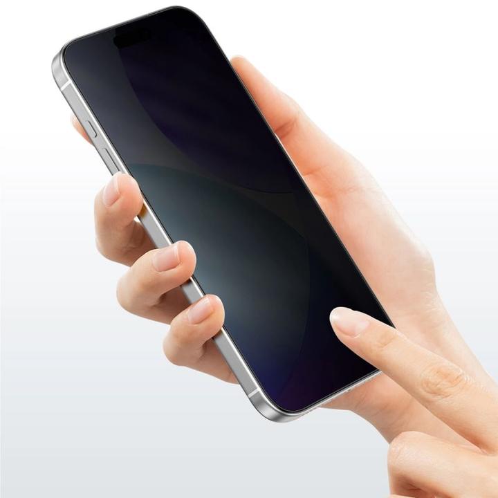 Actual product image Amazingthing Radix Privacy Tempered Glass für iPhone 17 Pro (1 pcs., Apple iPhone 17 Pro)