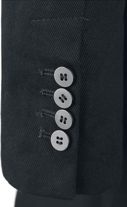 Actual product image Black Premium Coat einreihig