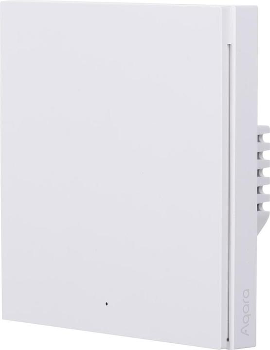 Actual product image Aqara Smart Wall Switch H1 White With Neutral, Single Rocker (Zigbee)