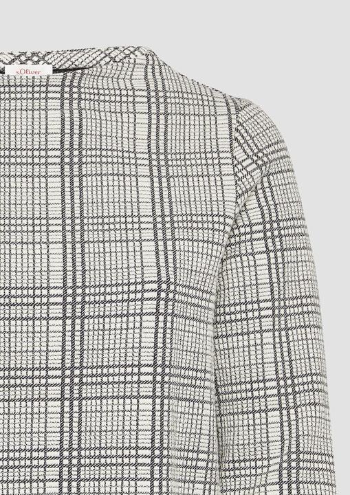 Actual product image S.Oliver Sweatshirt Gemustertes Sweatshirt mit Turtleneck (46)