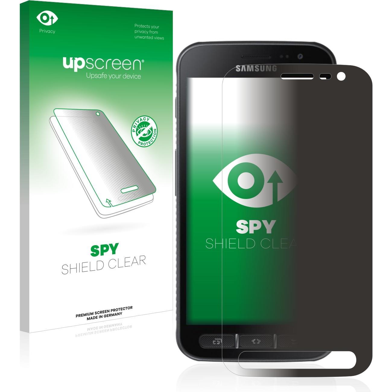 upscreen Spy Shield Blickschutzfolie (1 Stück, Samsung Galaxy Xcover 4), Smartphone Schutzfolie, Blau