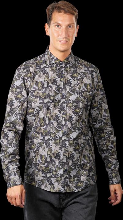 Produktbild Joop! Jeans Long Sleeve Hanjo Shirt Cotton Medium Grey (L)