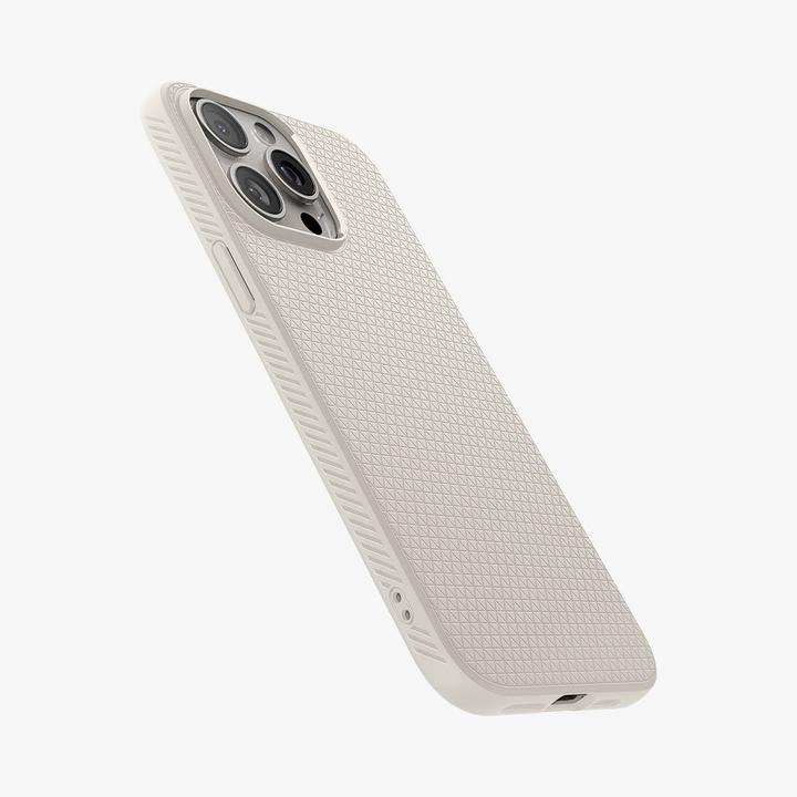 Produktbild Spigen Liquid Air Hülle für iPhone 15 Pro – natürliches Titan (Apple iPhone 15 Pro)