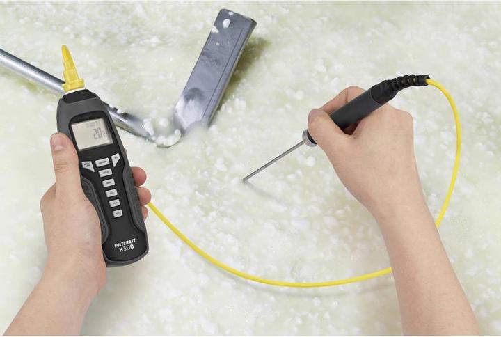 Actual product image Voltcraft K300 Waterproof Temperature Meter