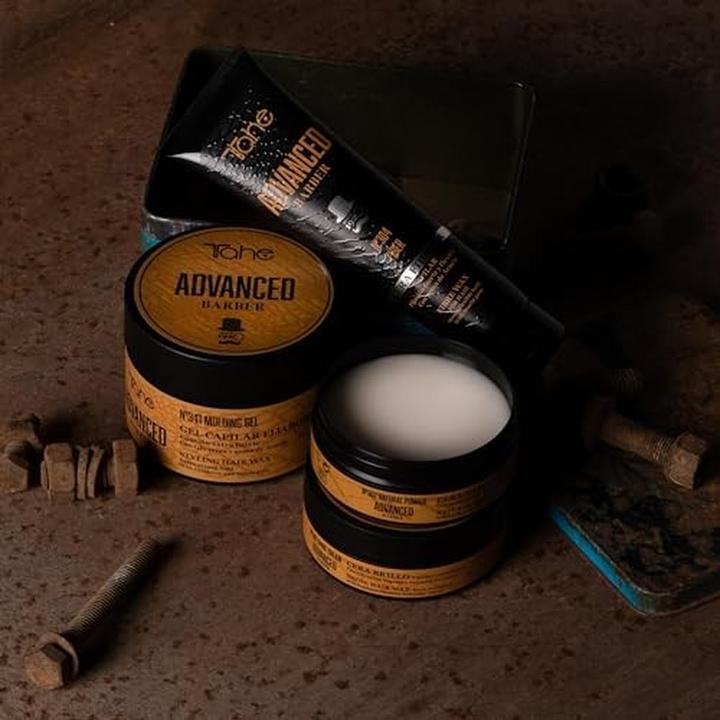 Produktbild Tahe Advanced Barber Natural Hair Wax mit Kokosnussöl und Akaziengummi (Haargel)