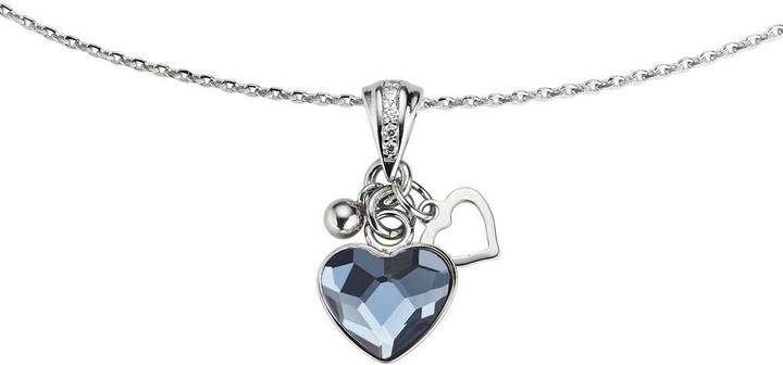 Image du produit Bijouteria Pendentif de chaîne (Argent 925, Cristal Premium, 47 cm)