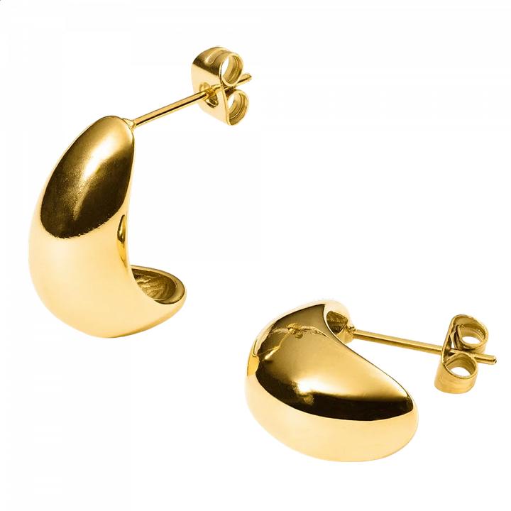 Image du produit Purelei Big Drop Ohrringe gold (Acier inoxydable)