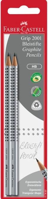 Productafbeelding Faber-Castell Potloodgreep 2001 HB 2x, Set, 2 stuks (HB, 2 x)