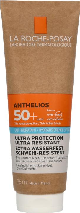 Produktbild La Roche Posay Anthelios Sonnenmilch LSF 50+: Sonnenmilch mit hohem UV-Lichtschutz für empfindliche Haut (Sonnenmilch, SPF 50+, 75 ml)