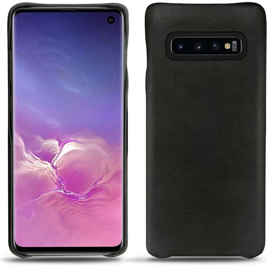 Noreve Lederschutzhülle (Samsung Galaxy S10+), Smartphone Hülle, Schwarz