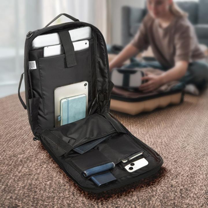 Actual product image Wozinsky Bags and briefcases Premium 15.6" Laptop Backpack/Bag with Strap - Black