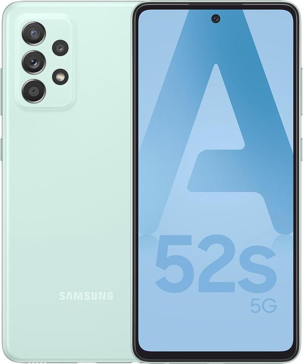 Image du produit Samsung Galaxy A52s (128 Go, Awesome Mint, 6.50", Double SIM hybride, 5G)