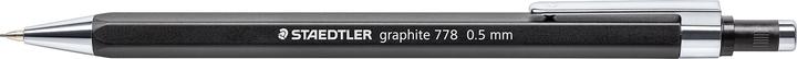 Produktbild Staedtler Druckbleistift graphite 778 05-9 B 0,5mm Schaft schwarz (0.50 mm, B, 1x)