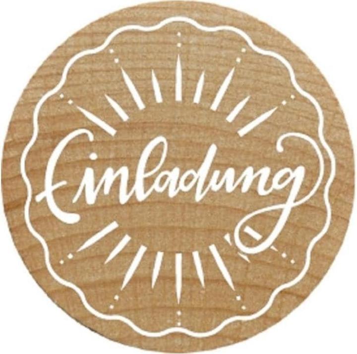 Actual product image Woodies Stamp Invitation 1 piece