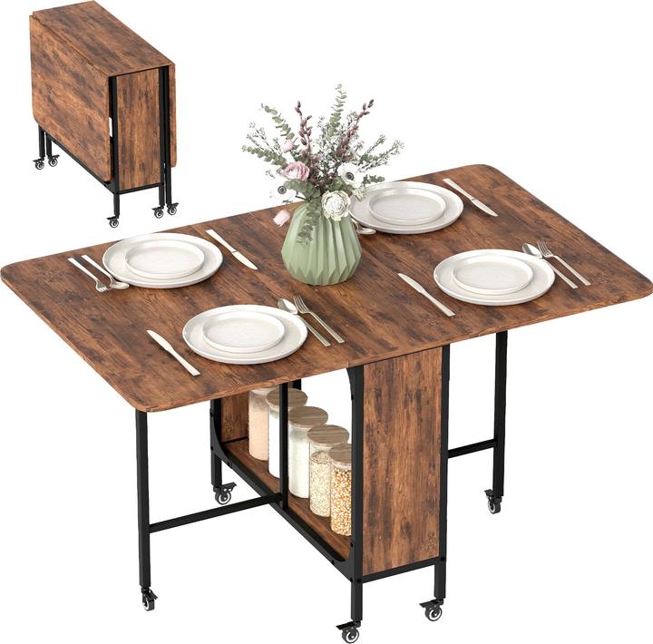 Actual product image Homcom Dining table (130 x 80 x 74 cm)
