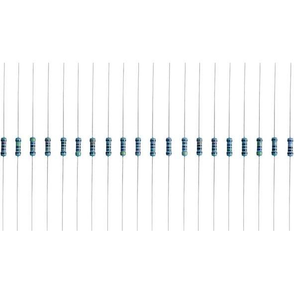 Quadrios 22P091 Metallschicht-Widerstand Sortiment 470? axial bedrahtet 0.5 W 1 % 1 Set, Widerstand