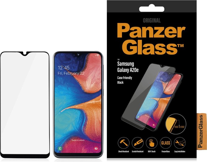 Produktbild PanzerGlass Edge to Edge (1 Stück, Samsung Galaxy A20e)